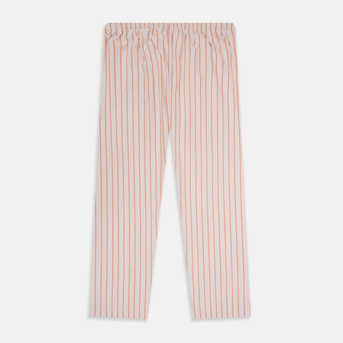 Orange Multi Track Stripe Pyjama Trousers Image 2