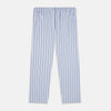 Blue Track Stripe Pyjama Trousers