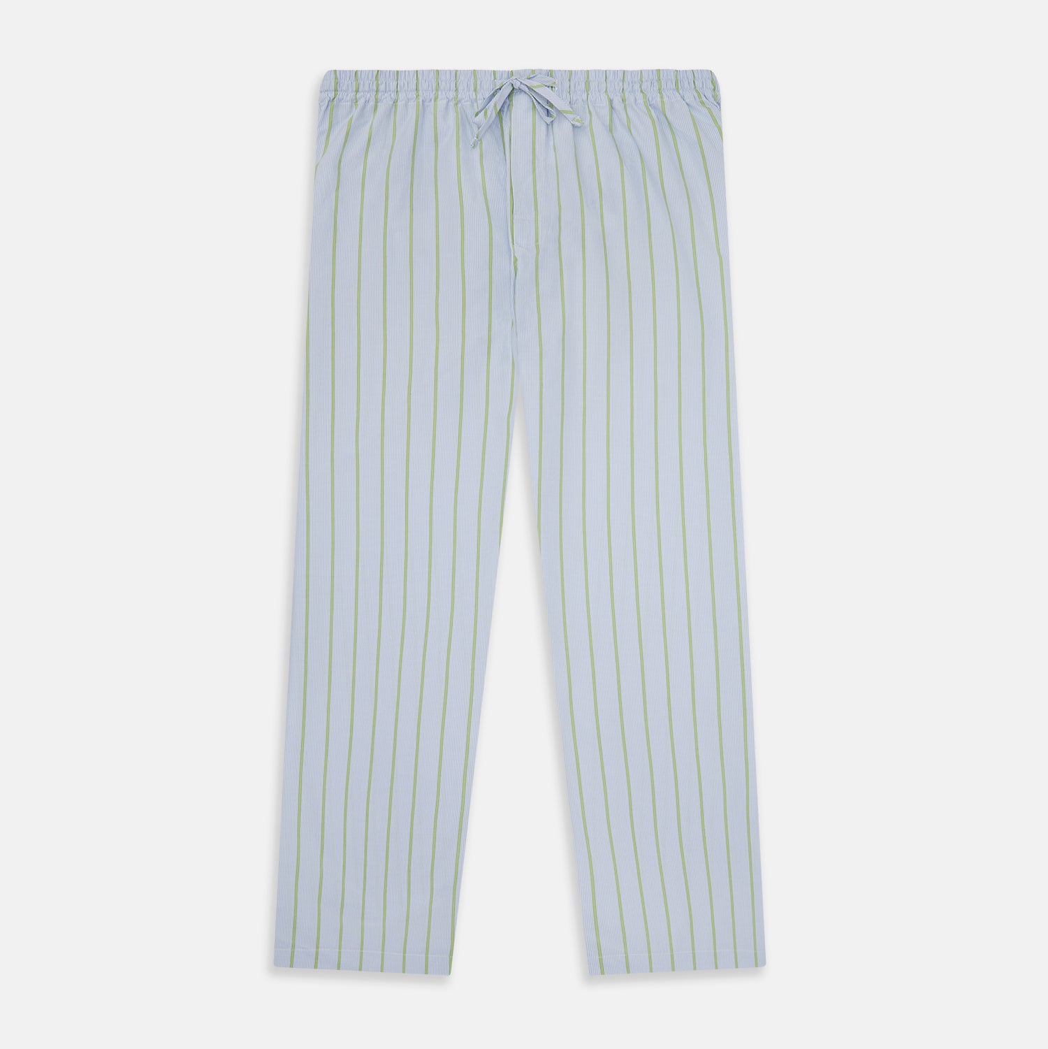 View 1 of product Light Green and Blue Stripe Pyjama Trousers