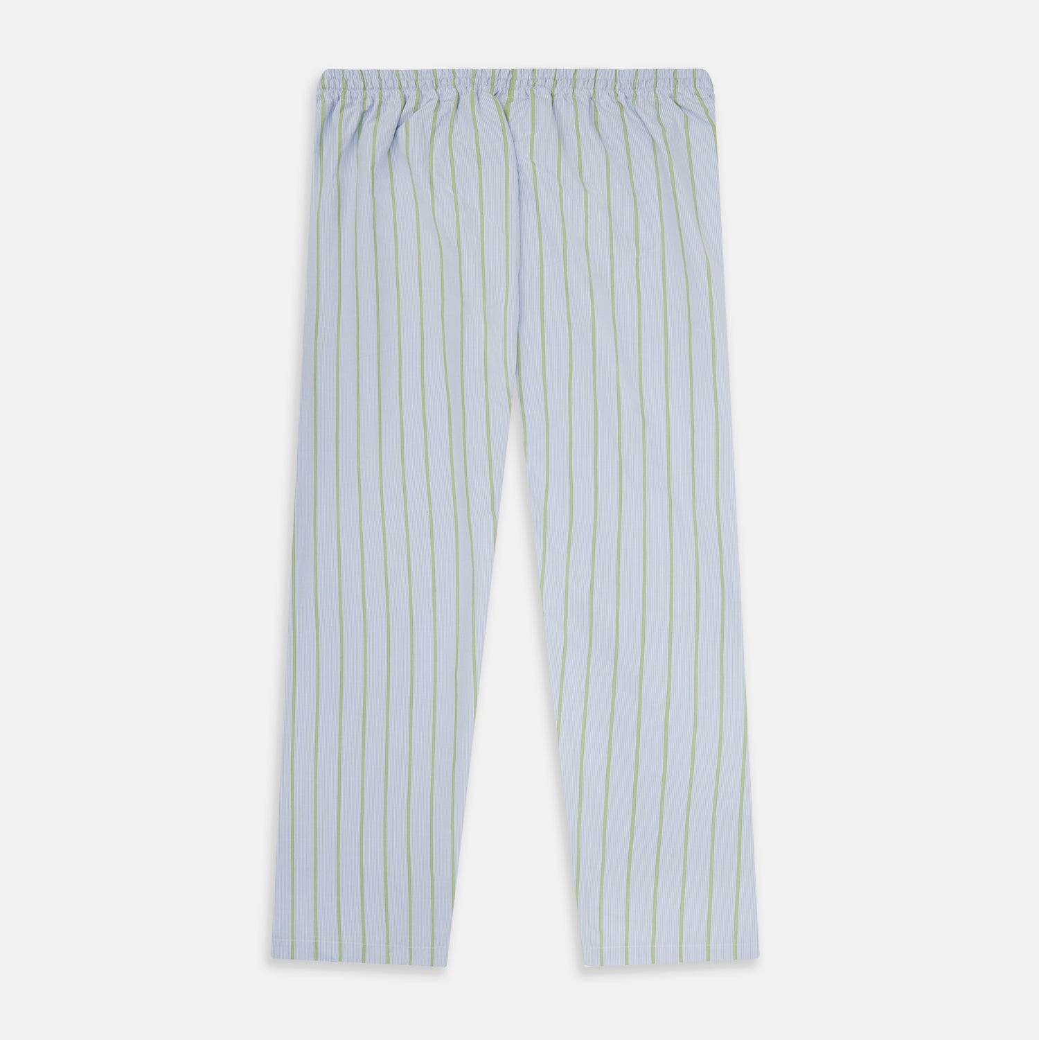 View 3 of product Light Green and Blue Stripe Pyjama Trousers