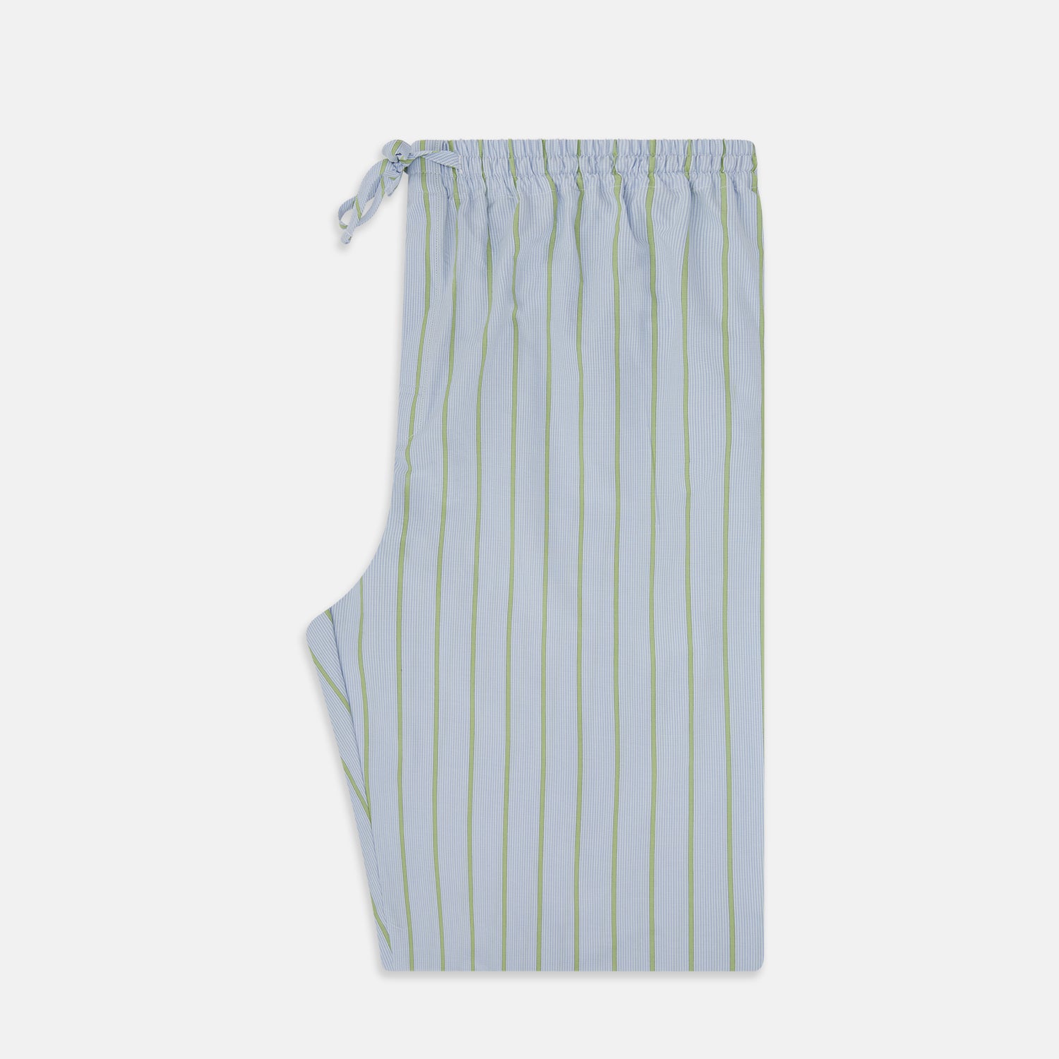 View 4 of product Light Green and Blue Stripe Pyjama Trousers