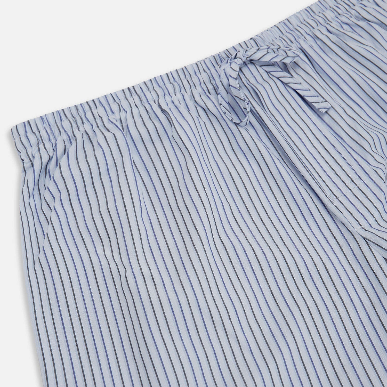 View 2 of product Blue Shadow Pinstripe Pyjama Trousers