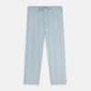View 1 of product Green and Blue Shadow Pinstripe Pyjama Trousers