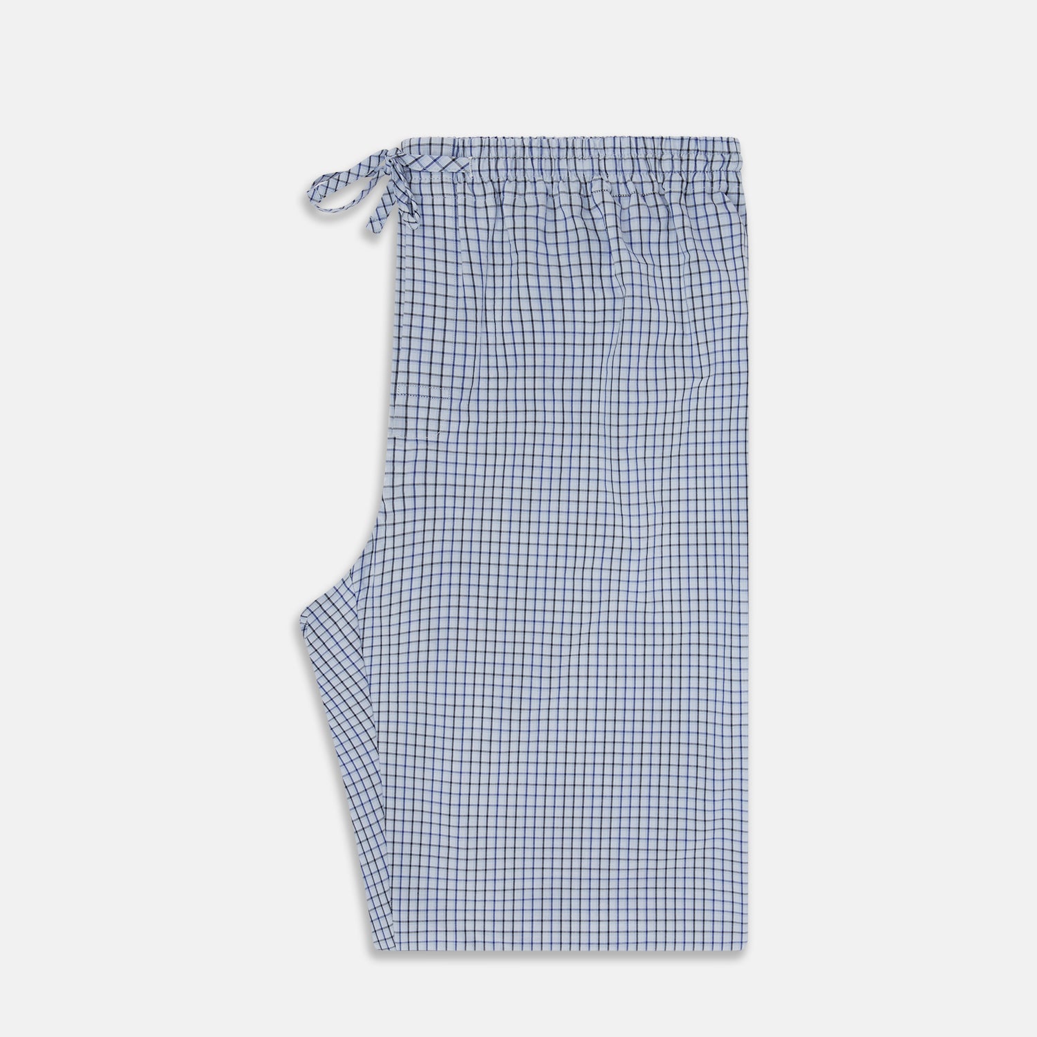 View 4 of product Blue Shadow Check Pyjama Trousers