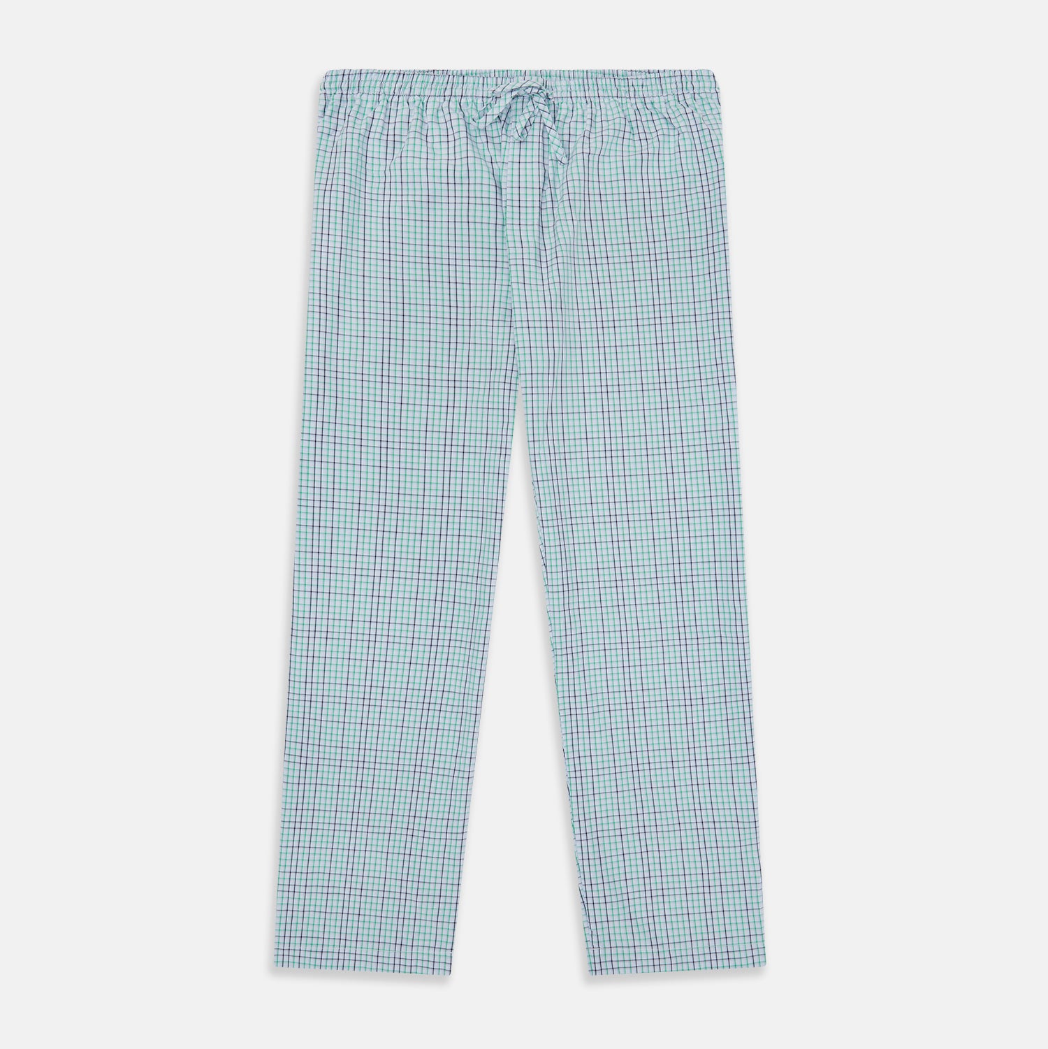 View 1 of product Green and Blue Shadow Check Pyjama Trousers