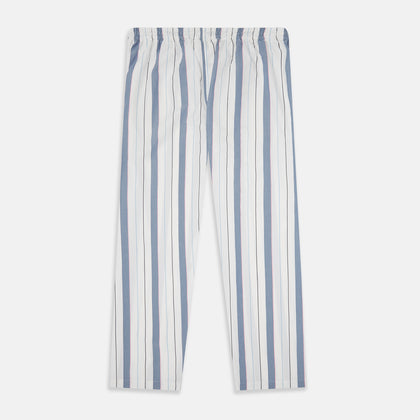 Blue Blazer Stripe Pyjama Trousers Image 2