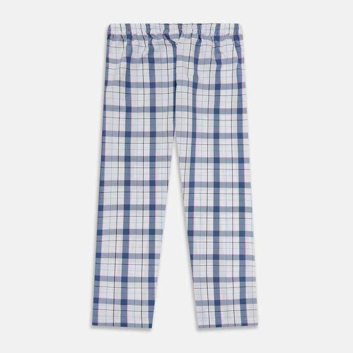 Blue Blazer Check Pyjama Trousers Image 2