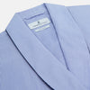 View 2 of product Blue Fine Bengal Stripe Piped Cotton Gown