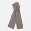 View 1 of product Reversible Grey Herringbone Cashmere Scarf