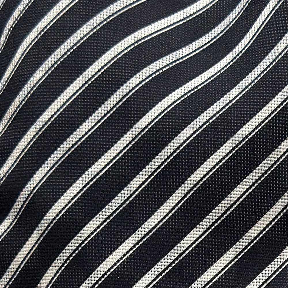 Chequered Navy on Navy Frame Small Scarf in Silk