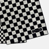 View 3 of product Chequered Navy & White Scarf in Silk