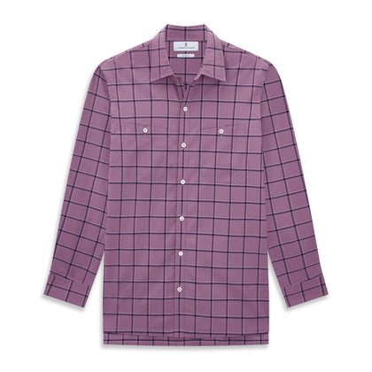 Online Exclusive · Antique Pink Grid Check Piccadilly Shirt Image 6