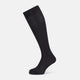 Navy Silk Long Socks 13
