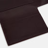 View 4 of product Burgundy Leather Trifold Wallet OS