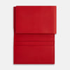 View 2 of product Red Leather Trifold Wallet OS
