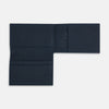 View 3 of product Navy Full-Grain Leather Trifold Wallet OS