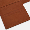 View 4 of product Cognac Full-Grain Leather Trifold Wallet OS