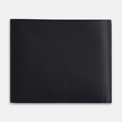 Navy Leather Bi-Fold Wallet Image 3