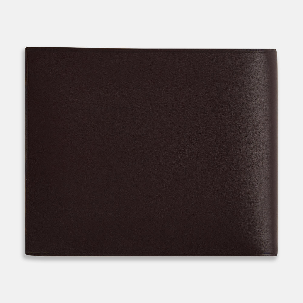 Burgundy Leather Bi-Fold Wallet OS
