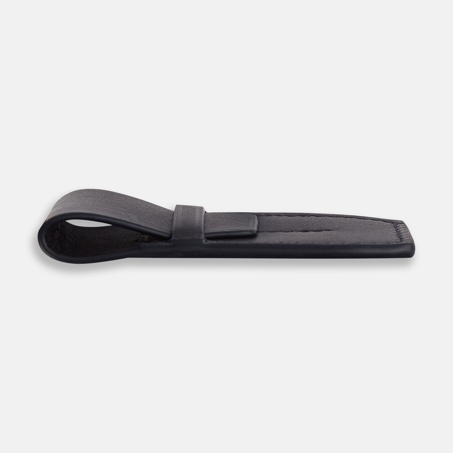View 3 of product Navy Leather Collar-Stay Holder OS