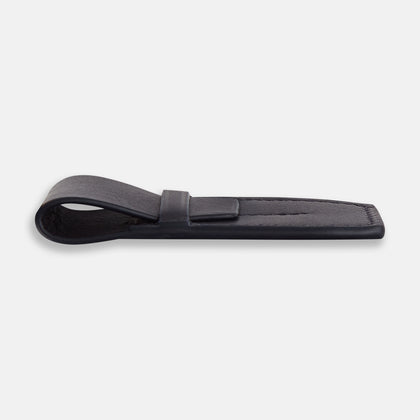 Navy Leather Collar-Stay Holder Image 2