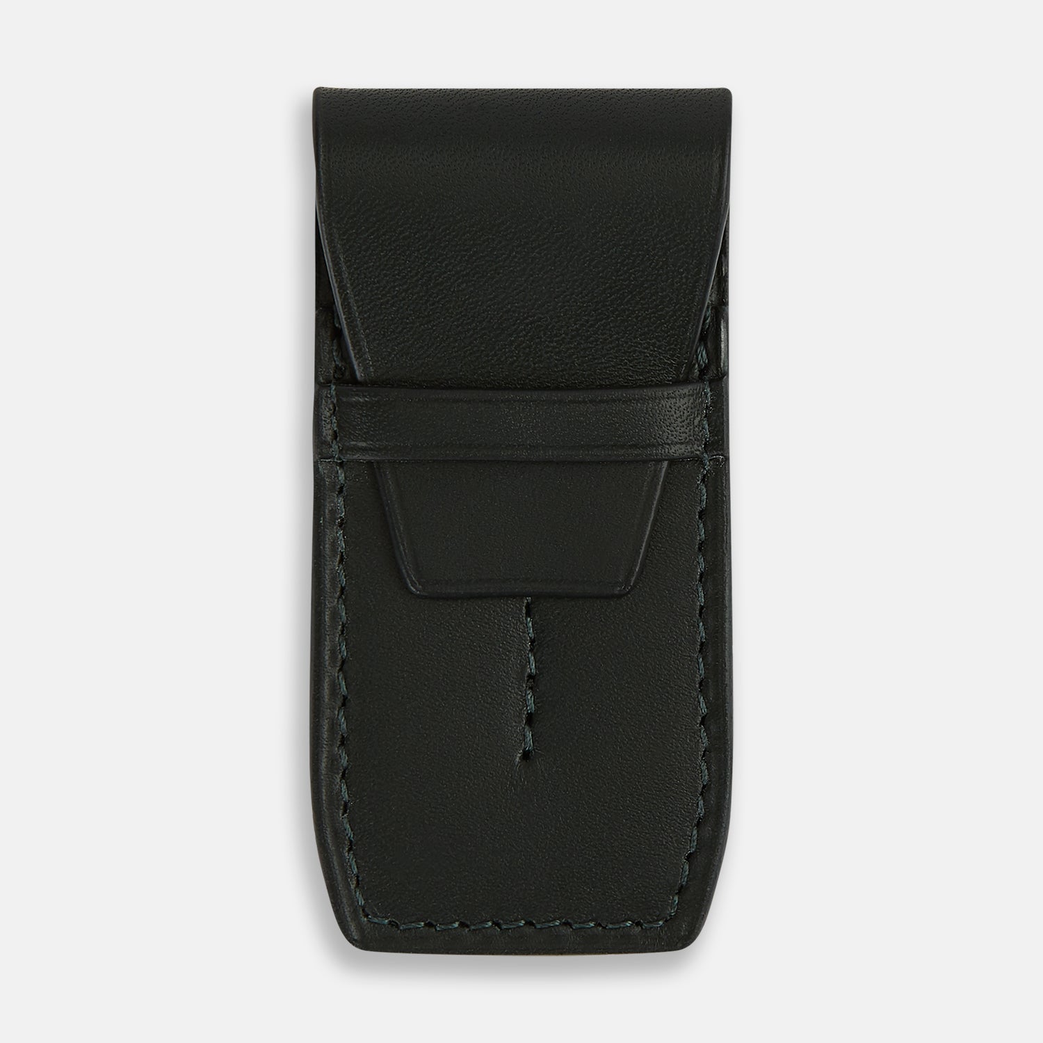 View 1 of product Forest Green Leather Collar-Stay Holder OS