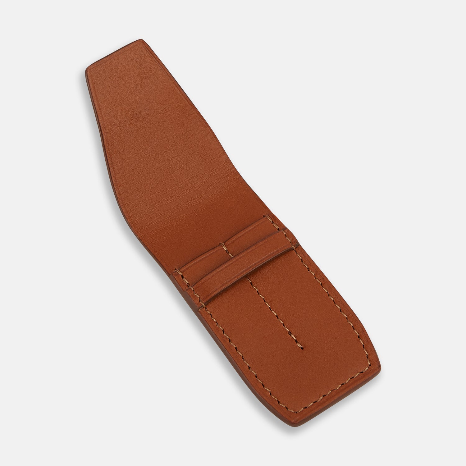 View 2 of product Cognac Leather Collar-Stay Holder OS