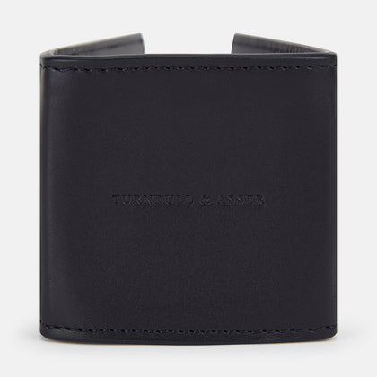 Navy Leather Pen holder Image 4