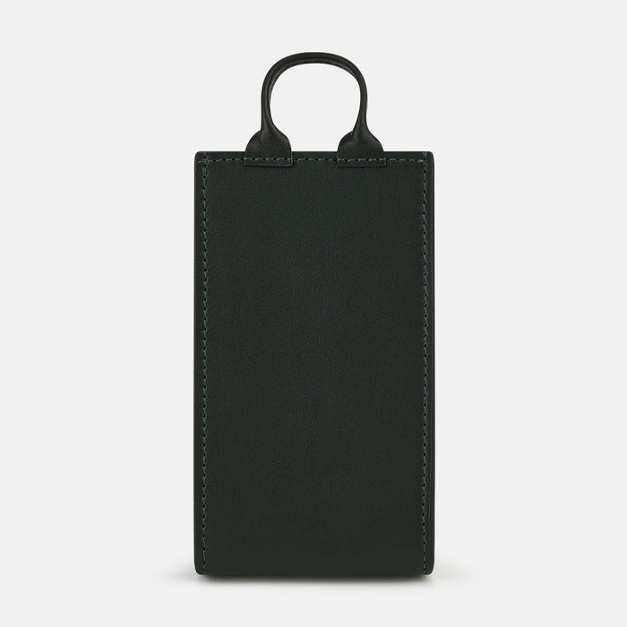 Forest Green Leather Pen holder