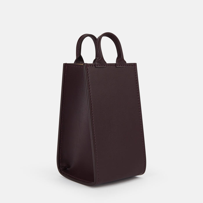 Burgundy Leather Pen holder Image 1