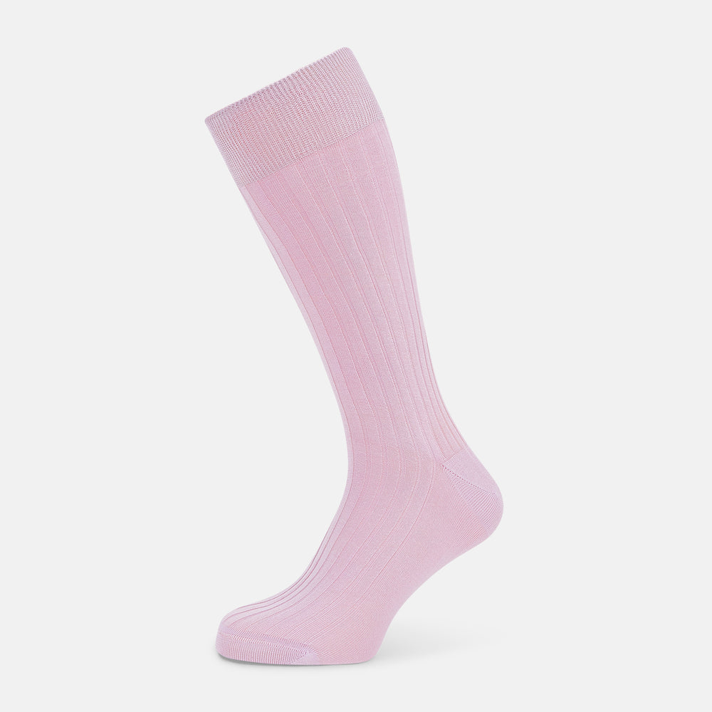 Pink Mid-Length Socks 13