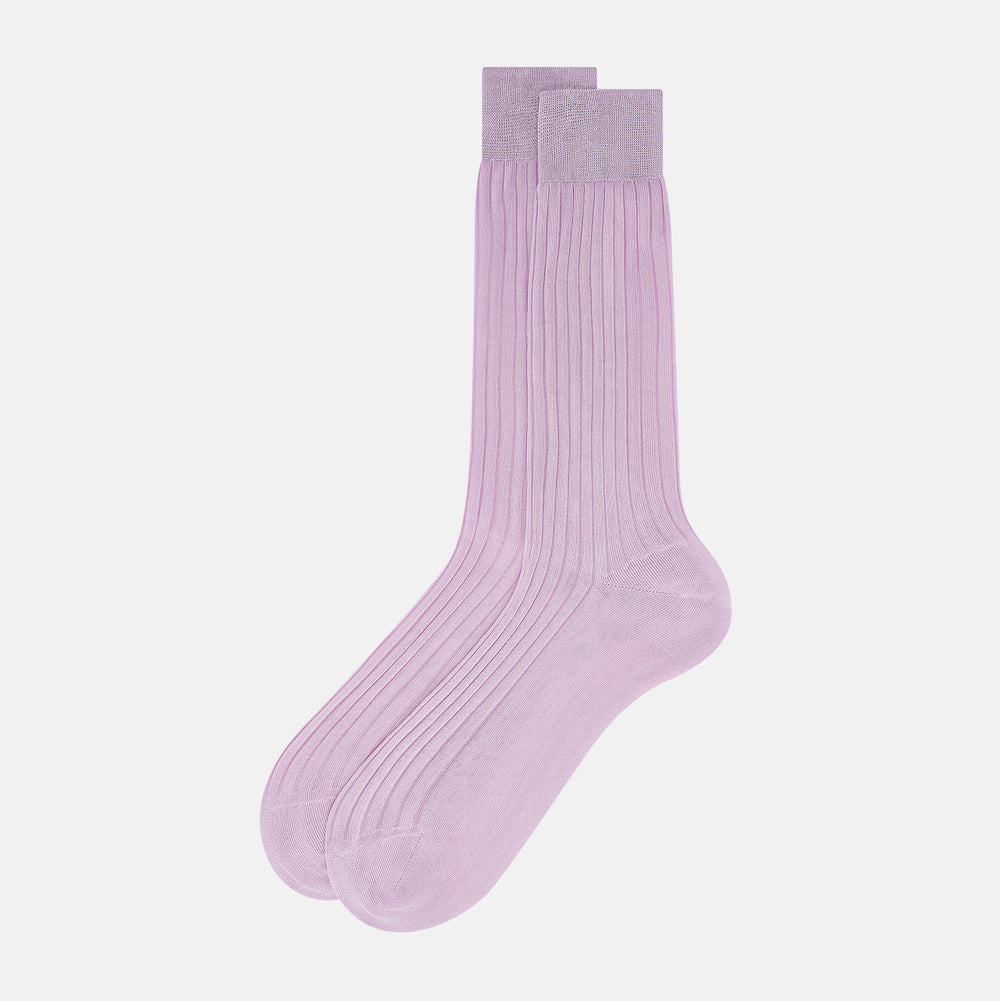 Pink Mid-Length Socks 13