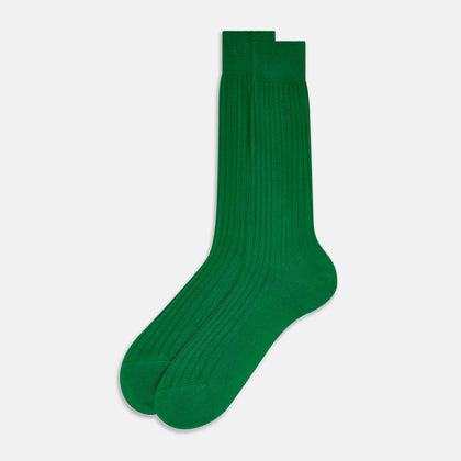 Fern Green Mid-Length Socks
