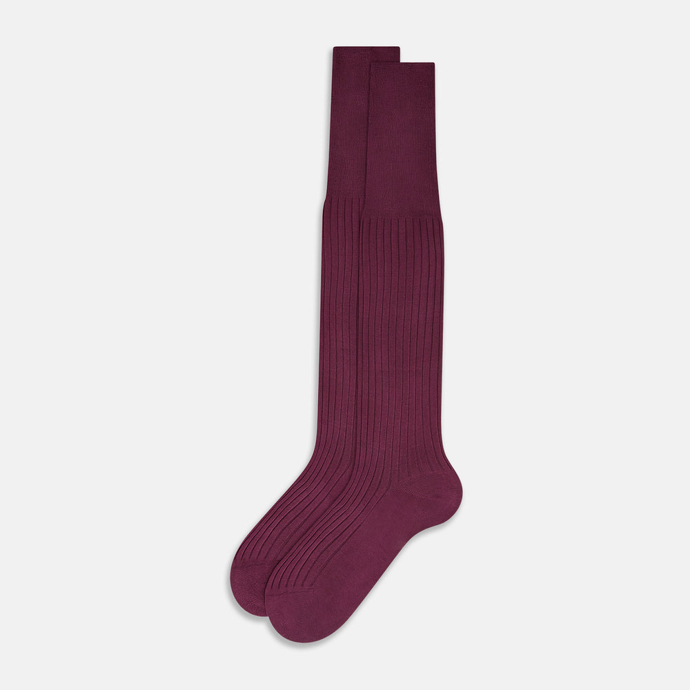 Antique Pink Long Socks 13