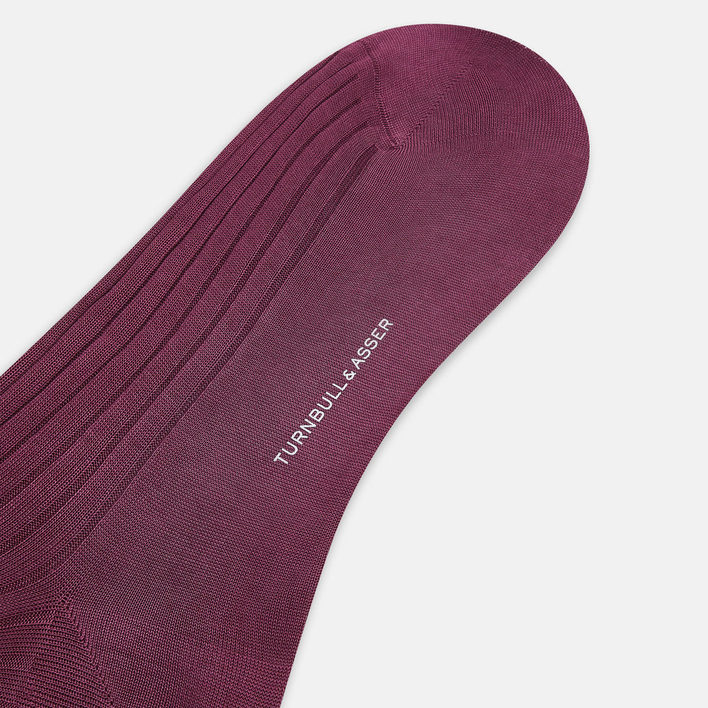 Antique Pink Long Socks 13