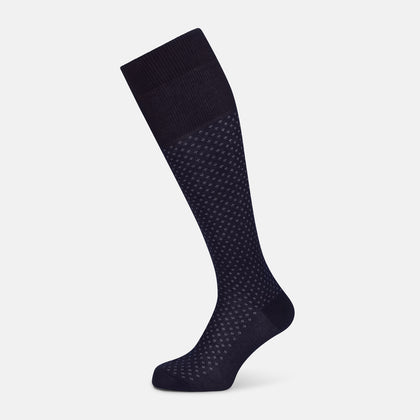 Midnight Motif Long Socks