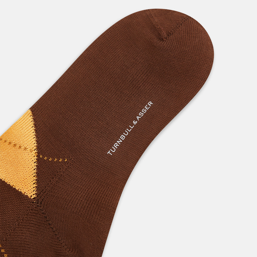 Coffee Check Mid-Length Socks 13