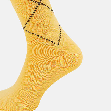 Banana Diamond Mid-Length Socks Image 3