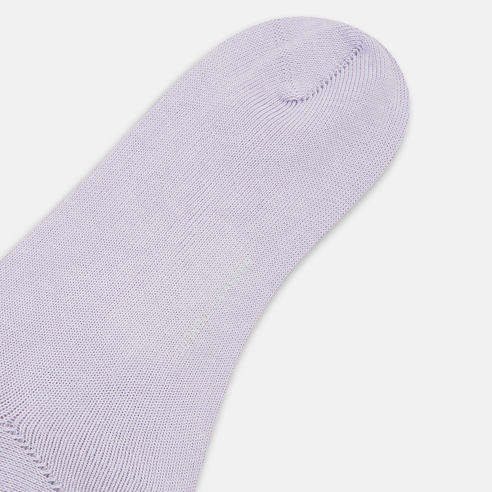 Light Pink Diamond Mid-Length Socks 10+