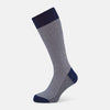 View 1 of product Royal Blue and White Striped Mid-Length Socks 12
