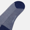 View 3 of product Royal Blue and White Striped Mid-Length Socks 12