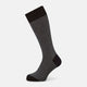 Charcoal Striped Mid-Length Socks 13