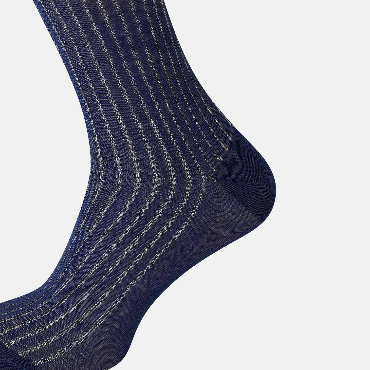 View 4 of product Azzurro Striped Mid-Length Socks
