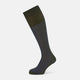 Sage Striped Long Socks 13