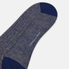 View 3 of product Denim Ribbed Cotton-Linen Mid-Length Socks 12