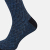 View 4 of product Denim Harlequin Cotton-Linen Mid-Length Socks 12