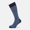 View 1 of product Azzurro Harlequin Cotton-Linen Mid-Length Socks 10+