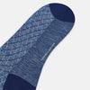 View 3 of product Azzurro Harlequin Cotton-Linen Mid-Length Socks 10+