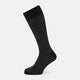 Charcoal Harlequin Cotton-Linen Mid-Length Socks 11+