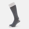 View 1 of product Light Pink Harlequin Cotton-Linen Mid-Length Socks 12